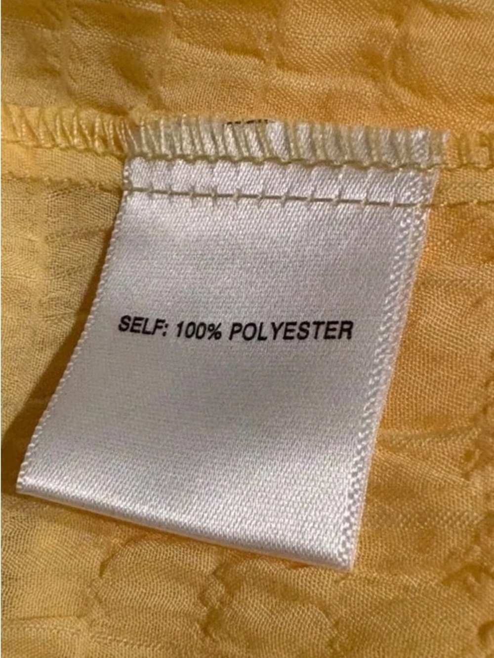 Rose & Olive Yellow Flutter-Sleeve Peasant Top - Picture 5 of 5